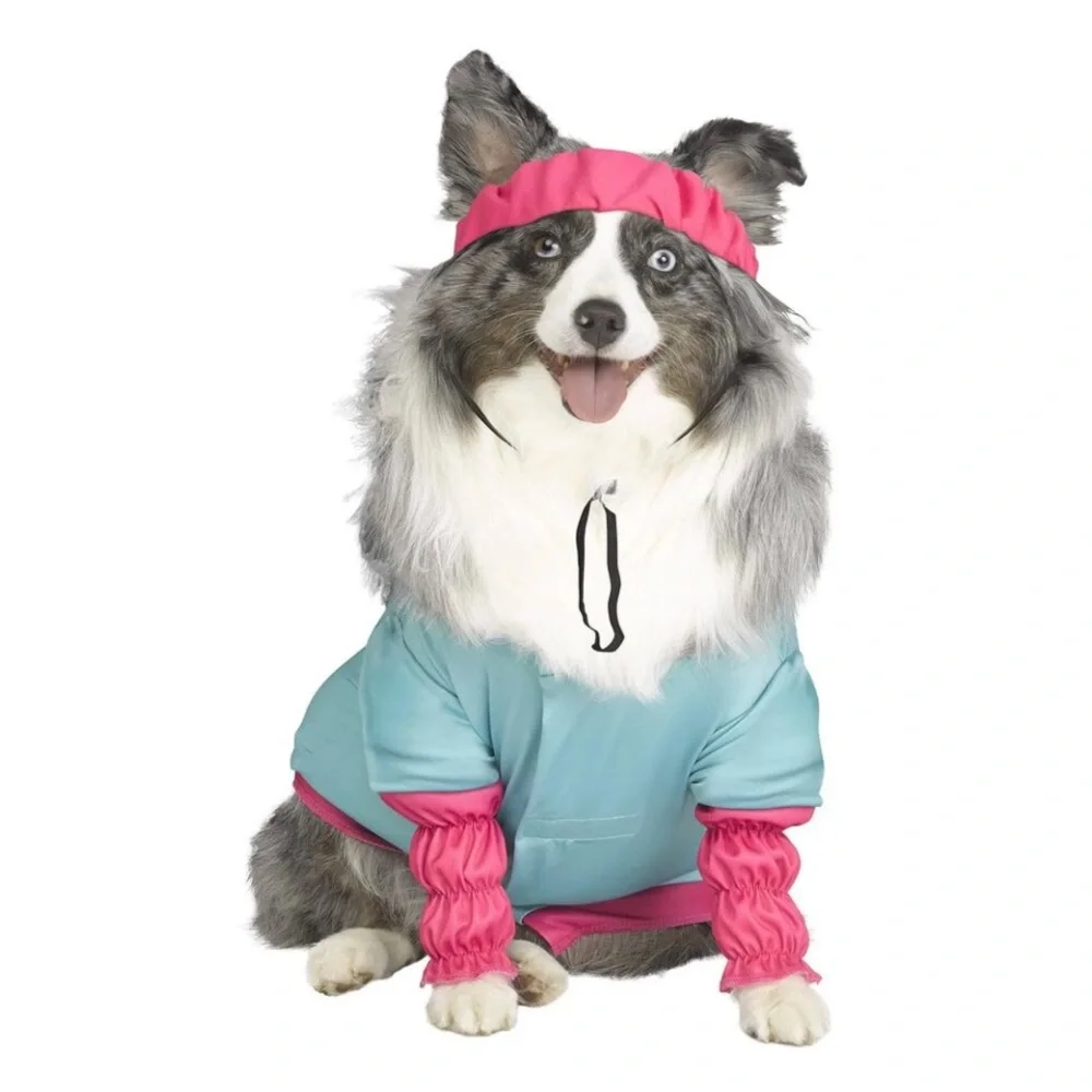 50%offw❤️ NEW InSpirit Design Aerobics Workout Barbie Dog Halloween Costume XS